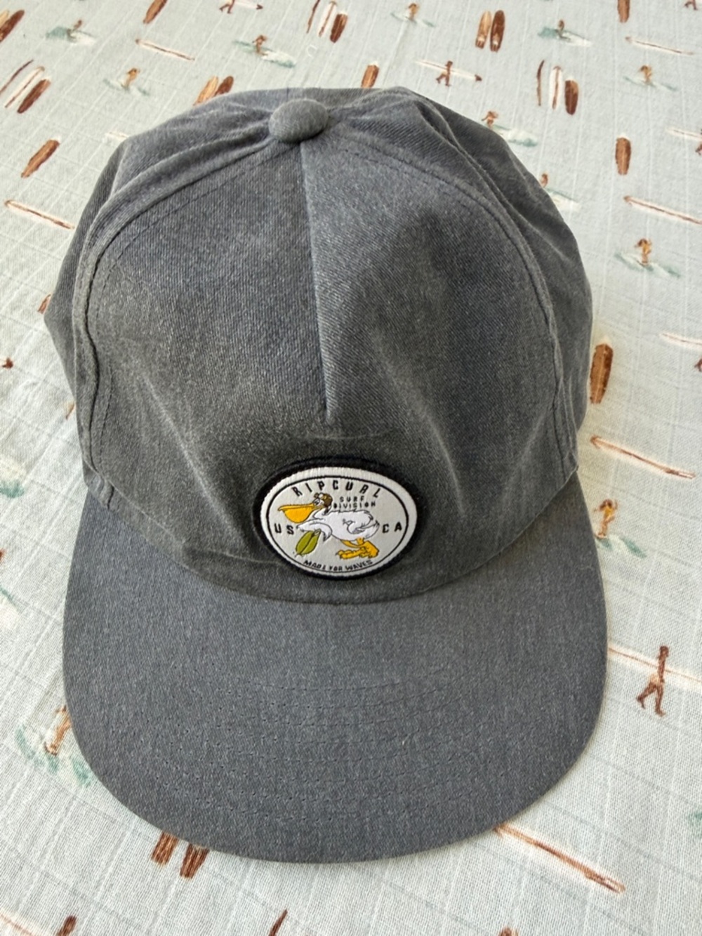 Rip Curl Gray Men's Logo Patch Cap